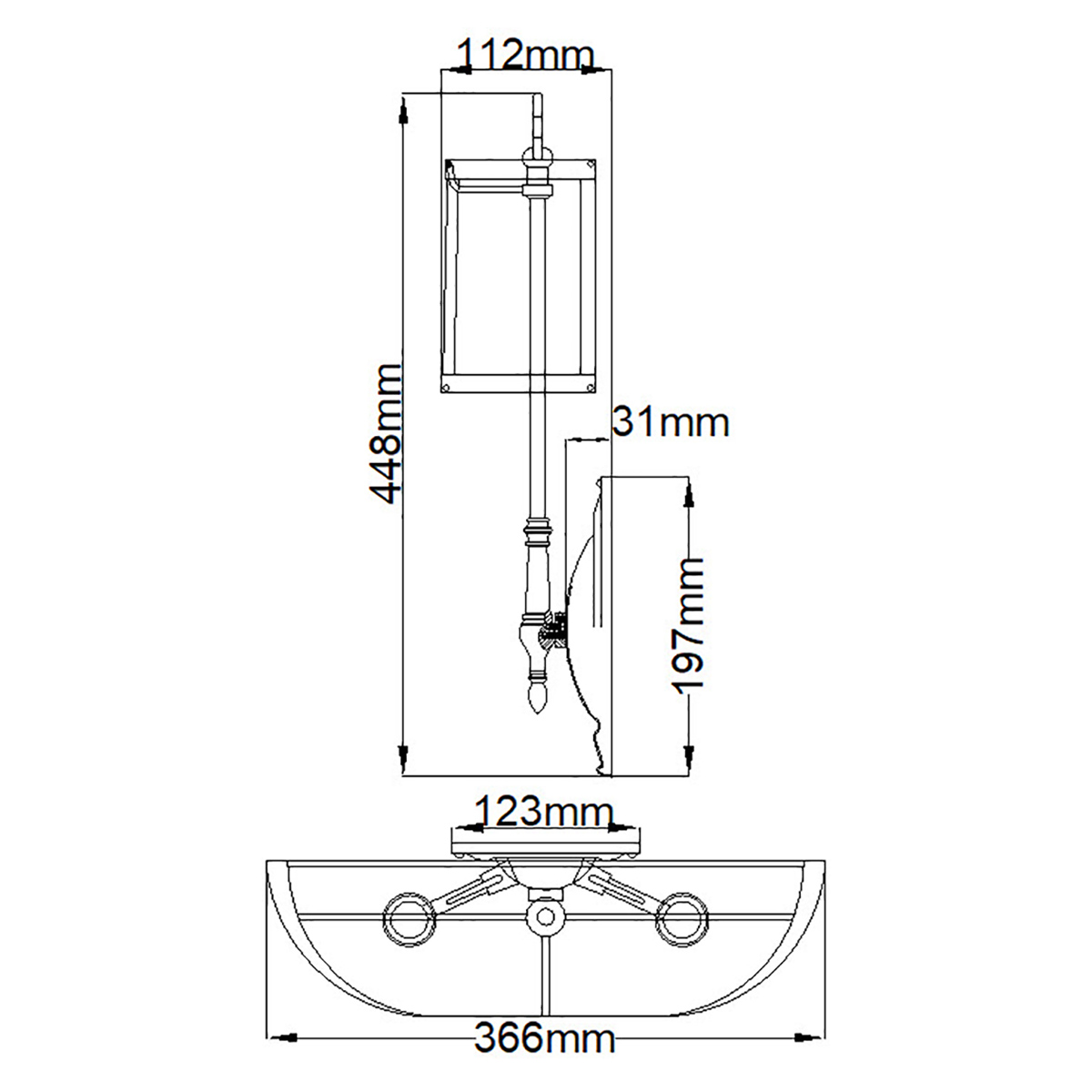 Бра с 2-мя бежевыми абажурами в классическом стиле Hinkley в Брянске