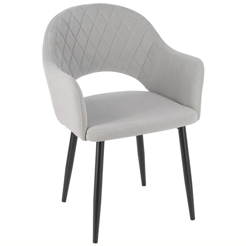 Стул Giotto Chair Светло-серый Черный Стул Giotto Chair Светло-серый Черный в Брянске | Loft Concept
