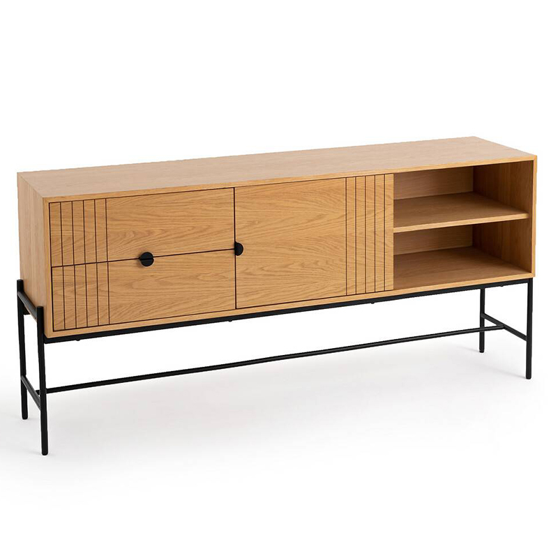 Комод в стиле лофт Domar Chest of Drawers Древесина Черный в Брянске | Loft Concept 