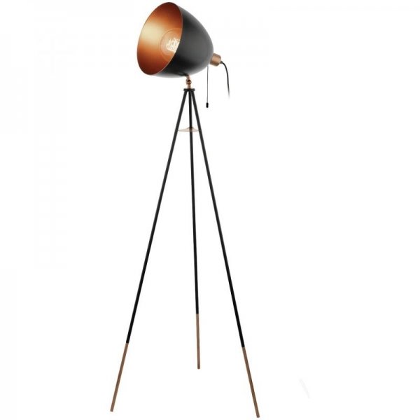 Напольный светильник Scopus Floor Lamp Черный Медь Напольный светильник Scopus Floor Lamp Черный Медь в Брянске | Loft Concept