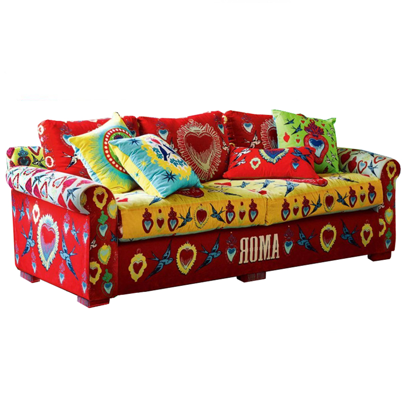 Диван Frida Kahlo Мульти Красный Диван Frida Kahlo Мульти Красный в Брянске | Loft Concept