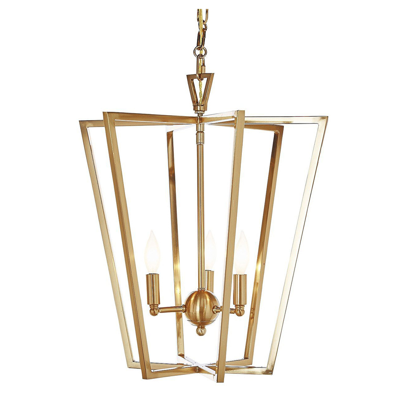 Люстра Fabiole Gold Cage Chandelier Золотой Люстра Fabiole Gold Cage Chandelier Золотой в Брянске | Loft Concept