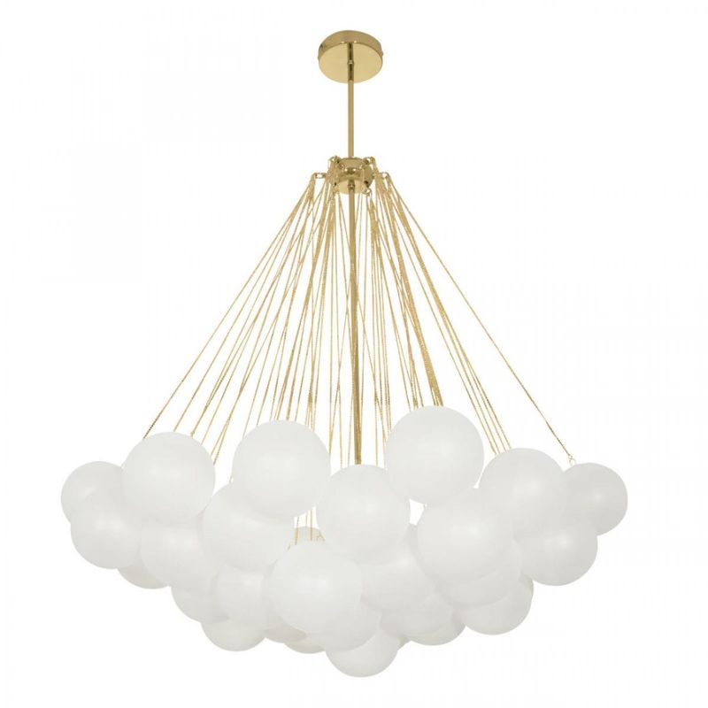 Люстра Белые Шары Apparatus Studio CLOUD Gold диаметр 100 см Золотой Белый в Брянске | Loft Concept 