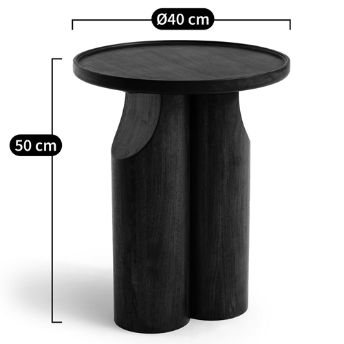 Круглый приставной стол из массива ореха Balu Wooden Side Table Круглый приставной стол из массива ореха Balu Wooden Side Table в Брянске