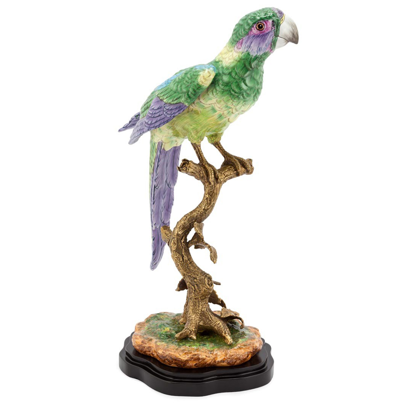Статуэтка PARROT ATLANTIDE Мульти Бронза Черный Статуэтка PARROT ATLANTIDE Мульти Бронза Черный в Брянске | Loft Concept