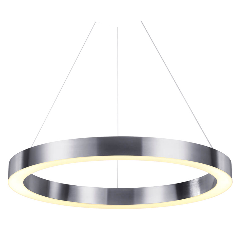 Подвесной светильник Nickel Ribbon Ring 60 Никель в Брянске | Loft Concept 