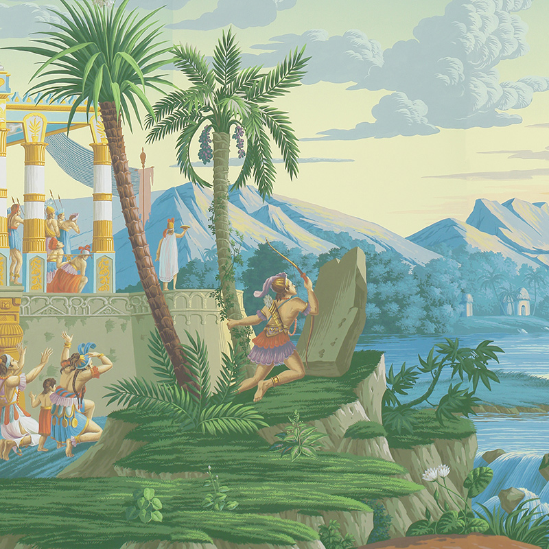 Обои ручная роспись The Incas Special Colourway on scenic paper Обои ручная роспись The Incas Special Colourway on scenic paper в Брянске | Loft Concept