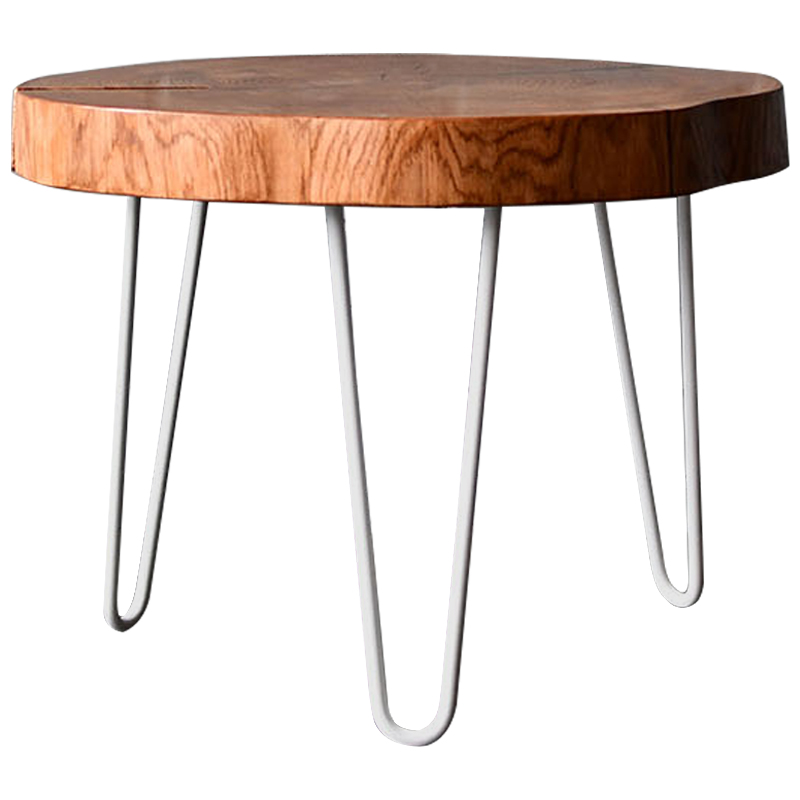 Кофейный стол Layan Industrial Metal Rust Coffee Table Белый Коричневый Кофейный стол Layan Industrial Metal Rust Coffee Table Белый Коричневый в Брянске | Loft Concept