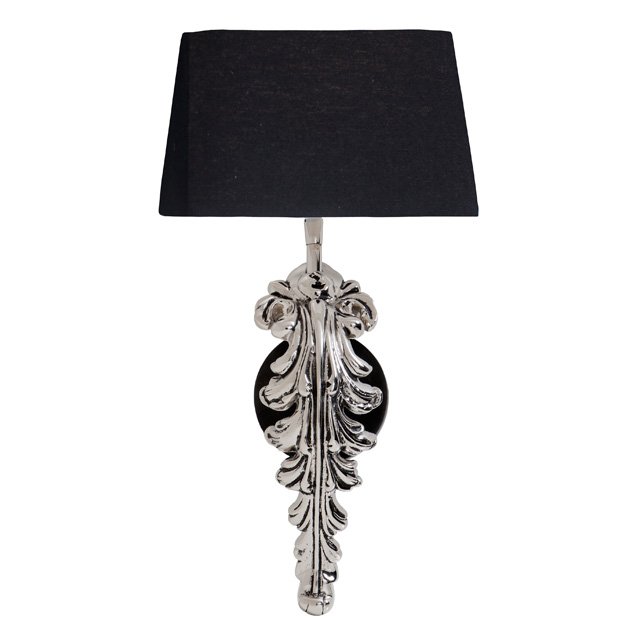 Бра Eichholtz Wall Lamp Beau Site Nickel+Black Никель Черный Бра Eichholtz Wall Lamp Beau Site Nickel+Black Никель Черный в Брянске | Loft Concept