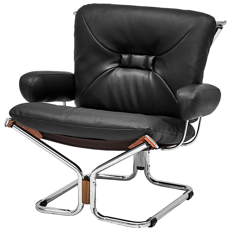 Кресло Zahra Chair Хром Черный в Брянске | Loft Concept 