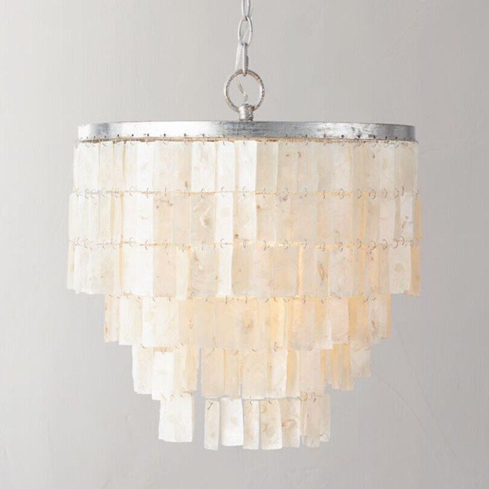 Люстра Shell Square Pendant Белый Люстра Shell Square Pendant Белый в Брянске | Loft Concept