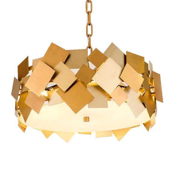 Люстра Gold Plate Chandelier 4 Люстра Gold Plate Chandelier 4 в Брянске | Loft Concept