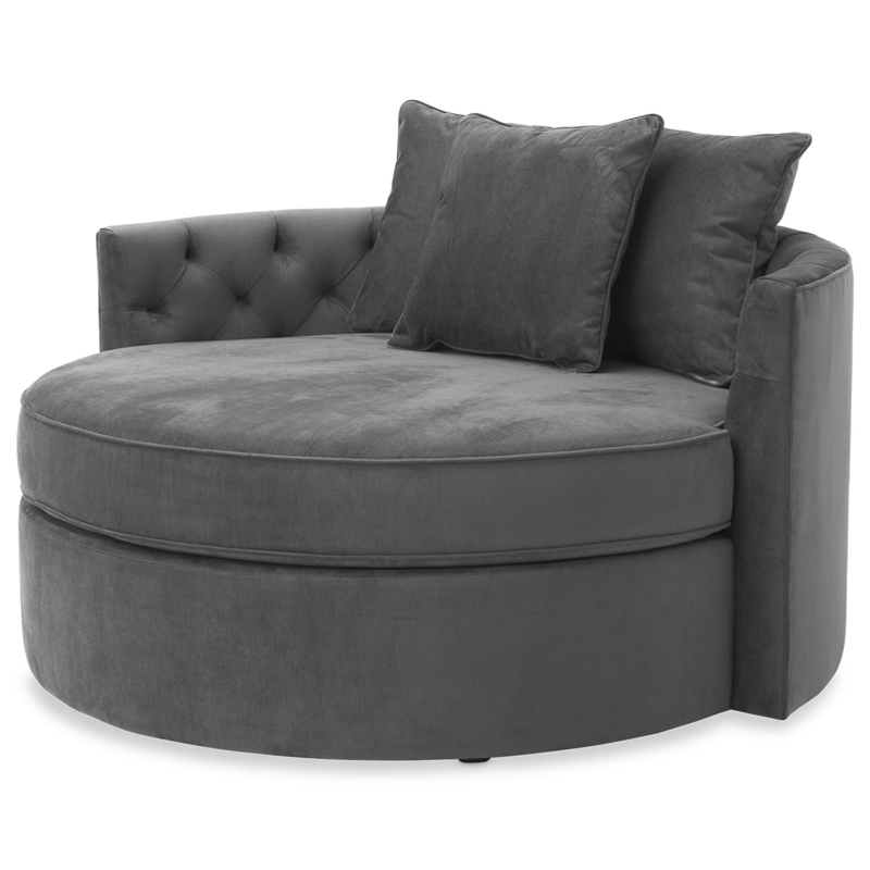 Диван Eichholtz Sofa Carlita Granite grey Серый Диван Eichholtz Sofa Carlita Granite grey Серый в Брянске | Loft Concept
