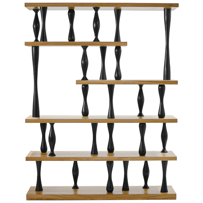 Стеллаж Rayner Rack Древесина Черный Стеллаж Rayner Rack Древесина Черный в Брянске | Loft Concept