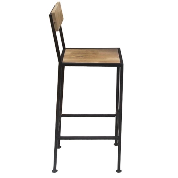 Барный стул Kraft Loft bar stool Коричневый Черный Барный стул Kraft Loft bar stool Коричневый Черный в Брянске | Loft Concept