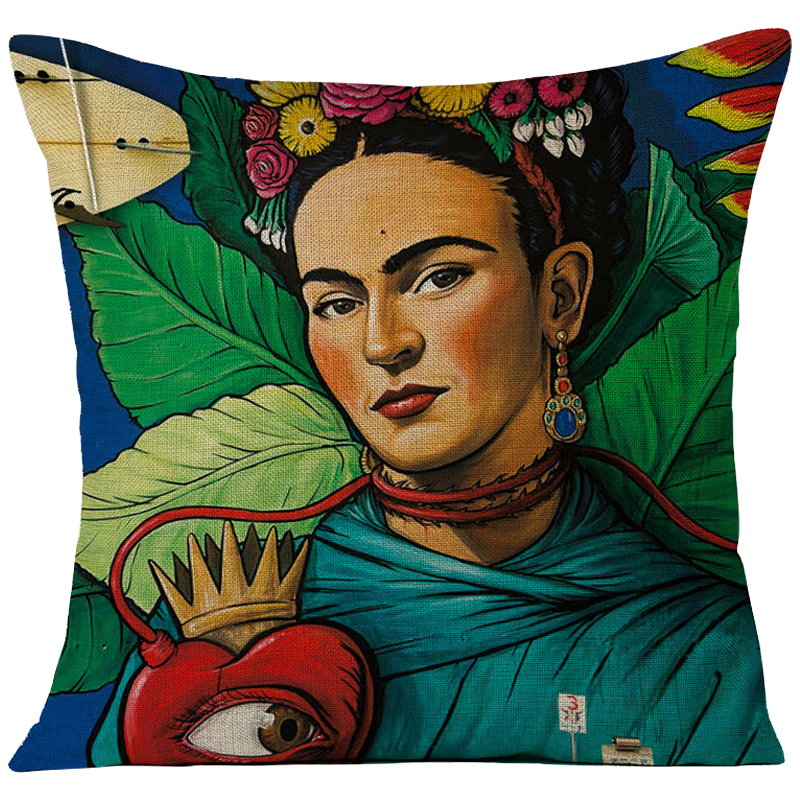 Декоративная подушка Frida Kahlo 10 Мульти Декоративная подушка Frida Kahlo 10 Мульти в Брянске | Loft Concept