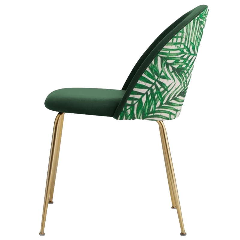 Tropical Leaves Chair Стул тропические листья Зеленый Золотой Tropical Leaves Chair Стул тропические листья Зеленый Золотой в Брянске | Loft Concept