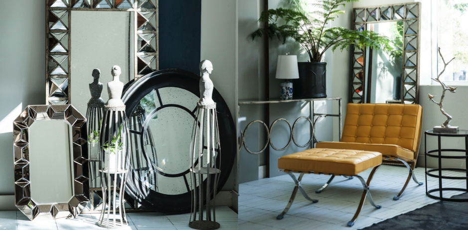 Зеркало настенное состаренное Patina Mirror Wood Зеркало настенное состаренное Patina Mirror Wood - Loft-Concept в Брянске