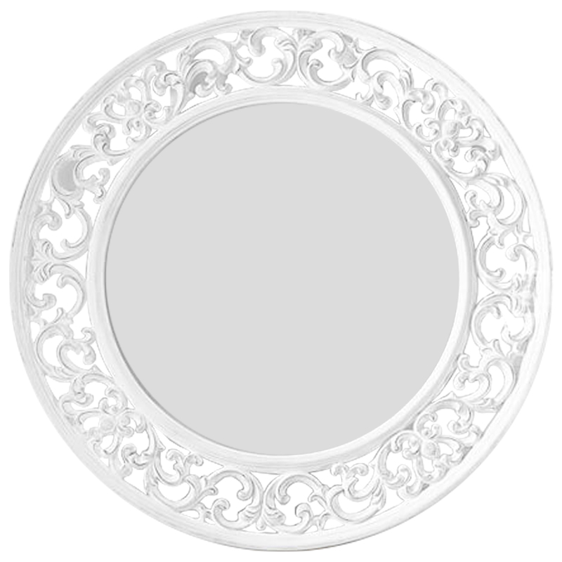 Зеркало Ursins Mirror Белый винтажная патина   в Брянске | Loft Concept 
