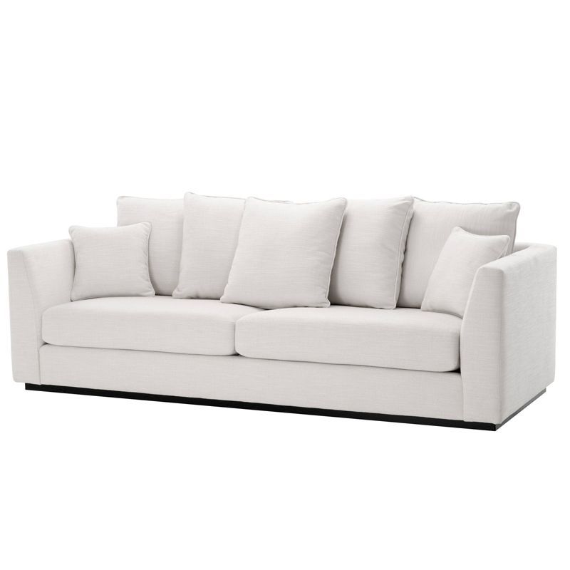 Диван Eichholtz Sofa Taylor white Белый Черный Диван Eichholtz Sofa Taylor white Белый Черный в Брянске | Loft Concept