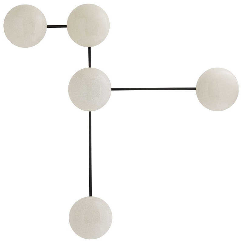 Бра GLAZE SCULPTURAL SCONCE Черный Белый Бра GLAZE SCULPTURAL SCONCE Черный Белый в Брянске | Loft Concept