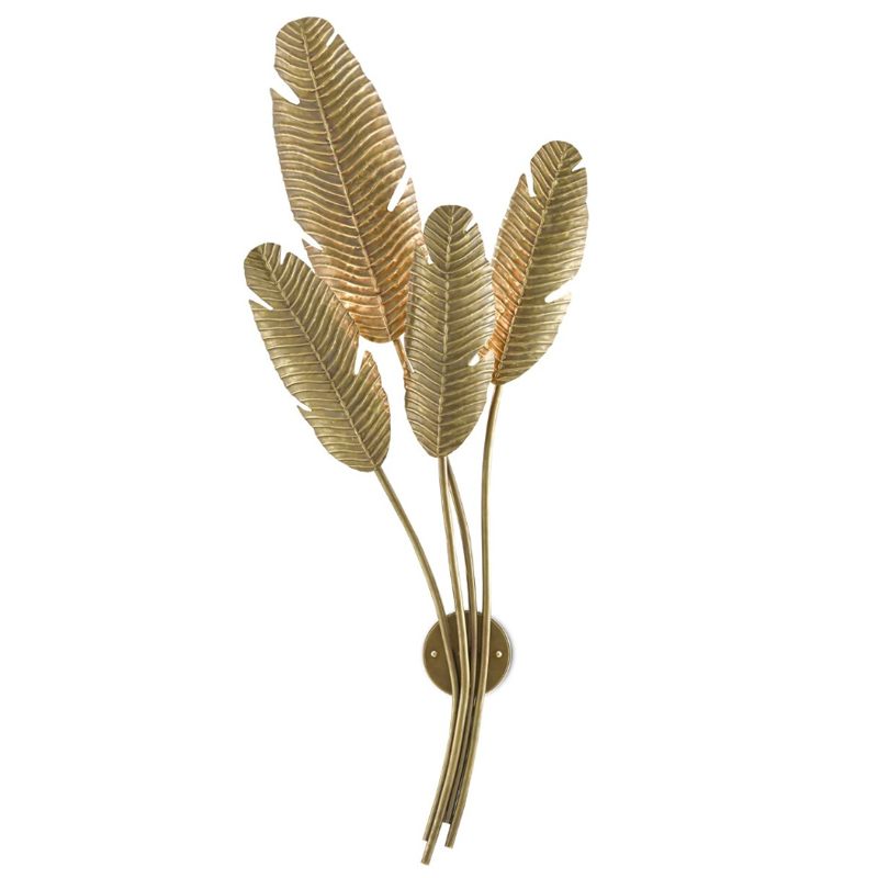 Бра Листья Золотые Пальмы Golden Palm Leaves Wall Lamp Золотой Бра Листья Золотые Пальмы Golden Palm Leaves Wall Lamp Золотой в Брянске | Loft Concept