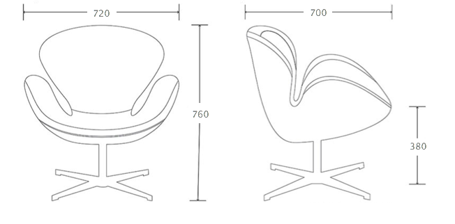 Кресло Spitfire Swan Chair Aviator в Брянске