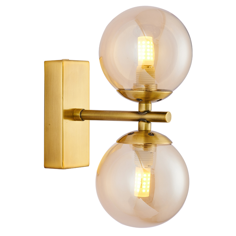 Бра Berries Sconce amber Латунь Янтарь (Amber) Бра Berries Sconce amber Латунь Янтарь (Amber) в Брянске | Loft Concept
