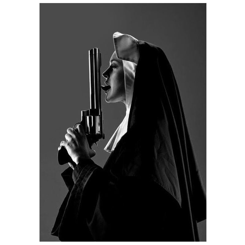 Постер Черно-Белый Nun III Черно-белый Постер Черно-Белый Nun III Черно-белый в Брянске | Loft Concept