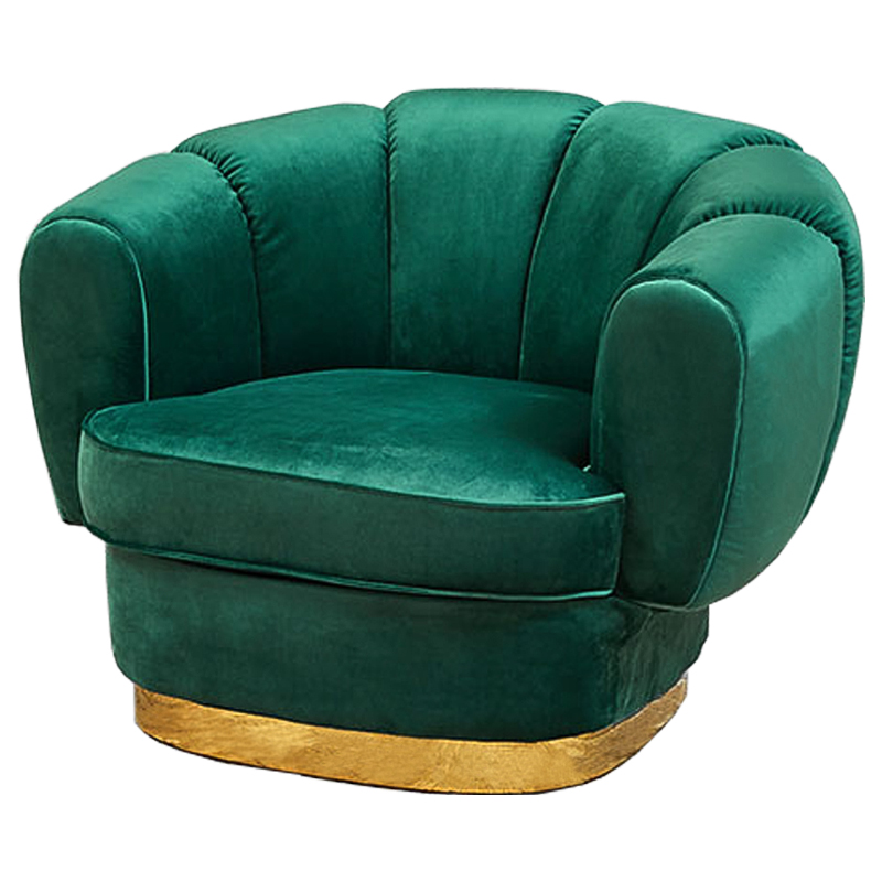 Кресло Emerald Softness Armchair Изумрудный Глянцевое золото Кресло Emerald Softness Armchair Изумрудный Глянцевое золото в Брянске | Loft Concept