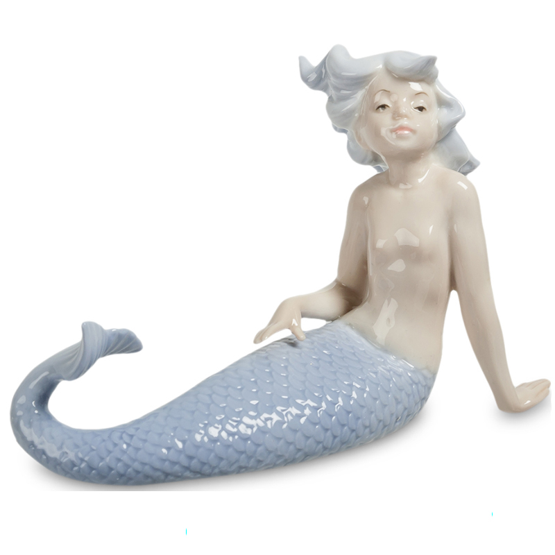 Статуэтка Mermaid Dreaming Бежевый Светло-голубой Статуэтка Mermaid Dreaming Бежевый Светло-голубой в Брянске | Loft Concept