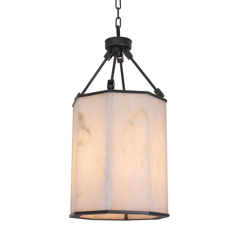 Подвесной светильник Eichholtz Chandelier Victoire S Белый Темная бронза Подвесной светильник Eichholtz Chandelier Victoire S Белый Темная бронза в Брянске | Loft Concept