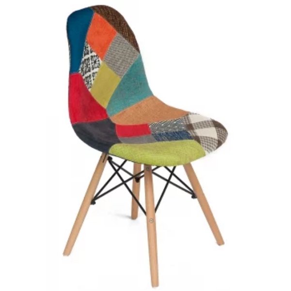 Стул DSW Patchwork II Мульти Древесина в Брянске | Loft Concept 