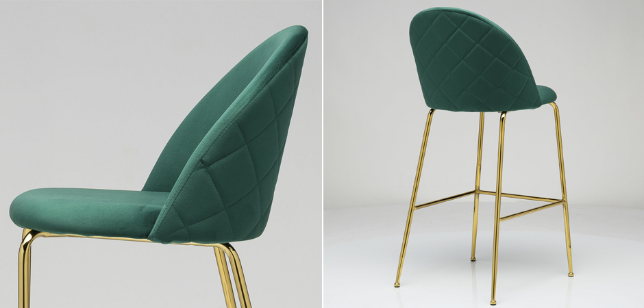 Барный стул Vendramin Bar Stool green Барный стул Vendramin Bar Stool green - Loft-Concept в Брянске