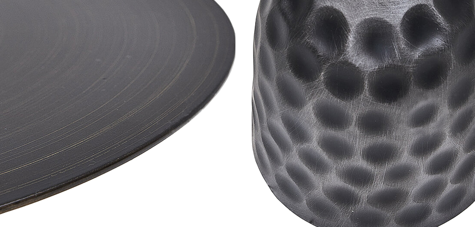 Приставной стол Cluster Surface Dark Nickel Side Table Приставной стол Cluster Surface Dark Nickel Side Table - Loft-Concept в Брянске