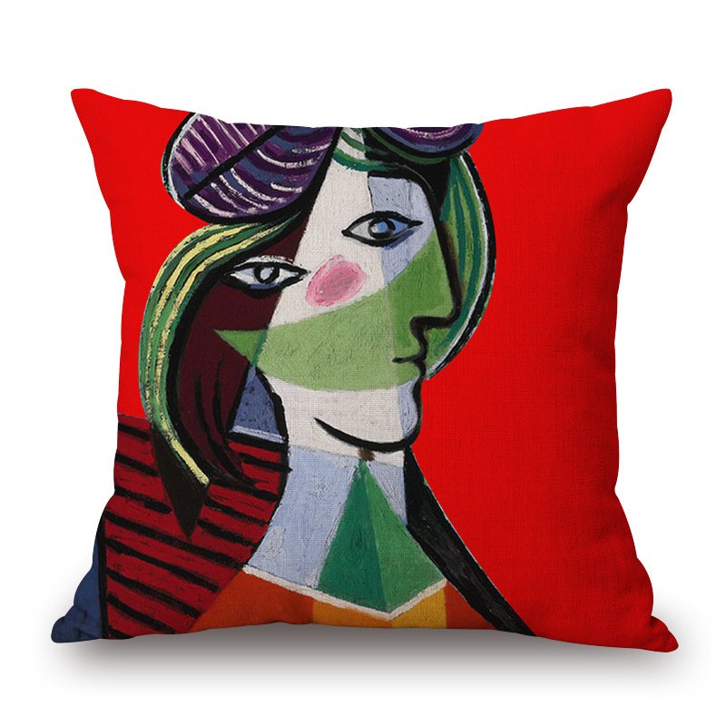 Декоративная подушка Picasso 1 Красный Декоративная подушка Picasso 1 Красный в Брянске | Loft Concept