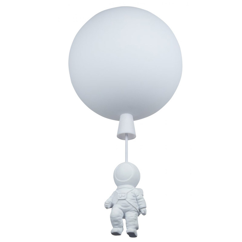 Потолочный светильник Cosmonaut white ball Белый Потолочный светильник Cosmonaut white ball Белый в Брянске | Loft Concept