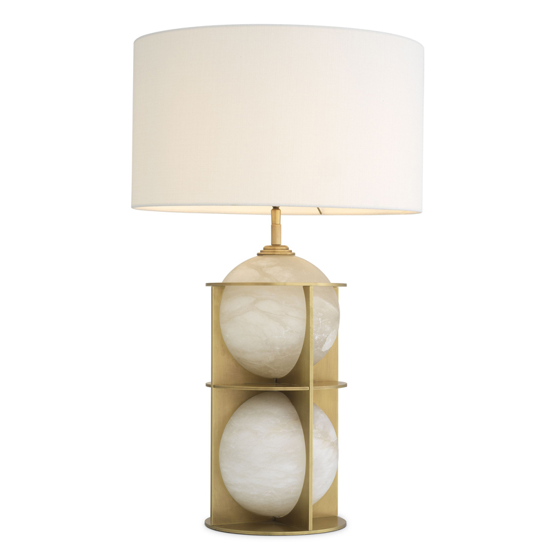 Настольная лампа Eichholtz Table Lamp Eternity Латунь Античная полированная Кремовый Настольная лампа Eichholtz Table Lamp Eternity Латунь Античная полированная Кремовый в Брянске | Loft Concept