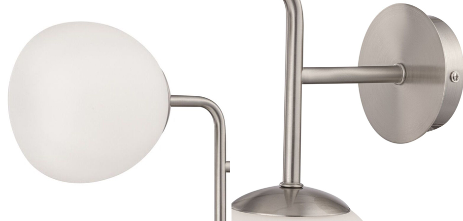 Бра Tiepolo Ball Sconces Double nickel Бра Tiepolo Ball Sconces Double nickel - Loft-Concept в Брянске