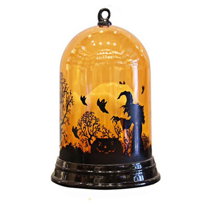 Фонарь Halloween Lantern Оранжевый Черный в Брянске | Loft Concept 