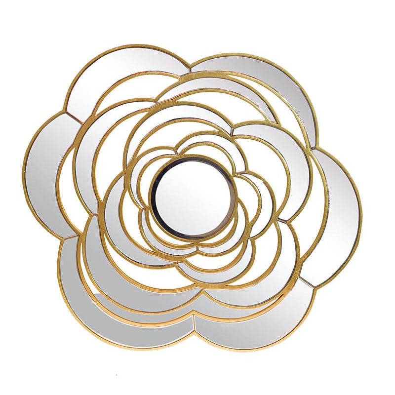Зеркало Mirrored Flower Gold Золотой Зеркало Mirrored Flower Gold Золотой в Брянске | Loft Concept