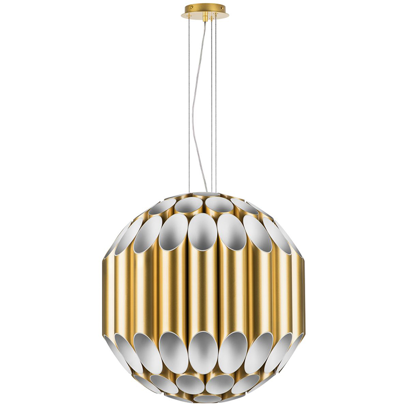 Люстра Garbi Gold Pipe Organ Chandelier 80 Золотой Белый Люстра Garbi Gold Pipe Organ Chandelier 80 Золотой Белый в Брянске | Loft Concept