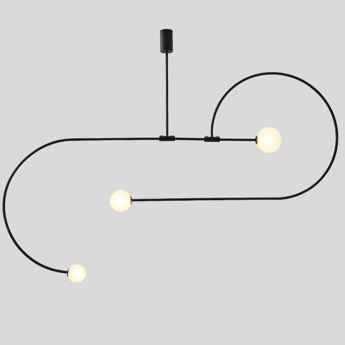 Люстра Fontana Amorosa Three Vortex Black Черный Белый Люстра Fontana Amorosa Three Vortex Black Черный Белый в Брянске | Loft Concept