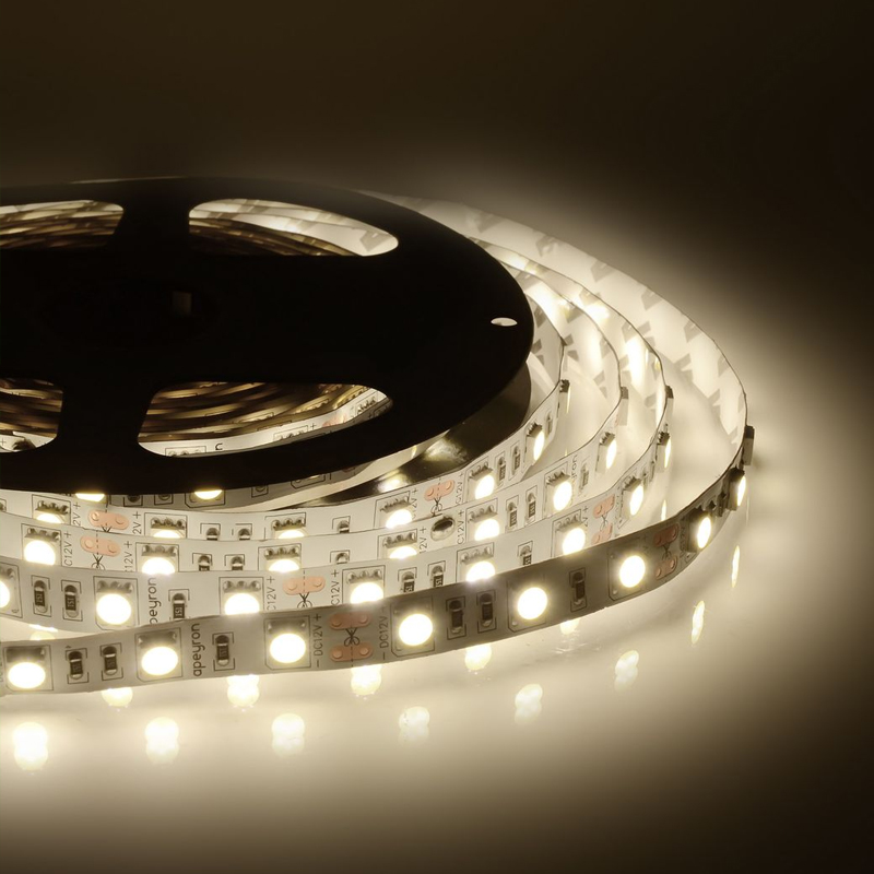 Светодиодная лента 14,4W/m 60LED/m 5050SMD дневной белый 5M Белый Светодиодная лента 14,4W/m 60LED/m 5050SMD дневной белый 5M Белый в Брянске | Loft Concept