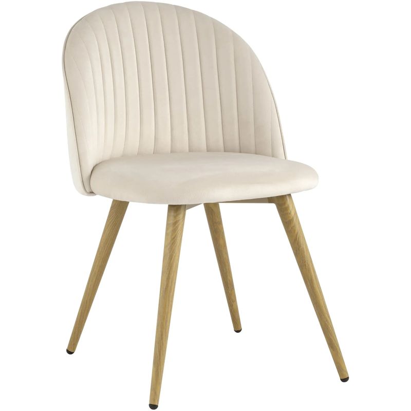 Стул Miruna Chair Молочный Велюр Молочный Древесина Стул Miruna Chair Молочный Велюр Молочный Древесина в Брянске | Loft Concept