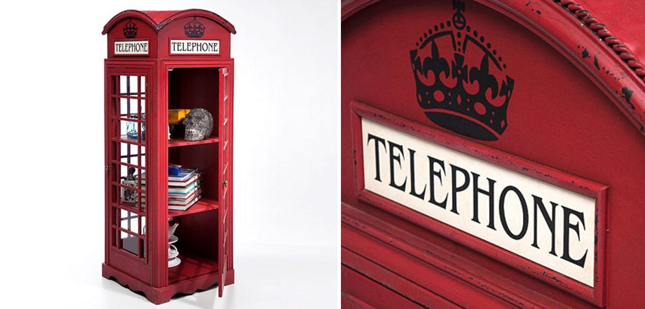 Витрина "Телефонная будка" London telephone box Витрина "Телефонная будка" London telephone box - Loft-Concept в Брянске