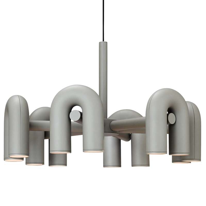 Люстра Cirkus AGO Lighting Gray 4-6 Светло-серый в Брянске | Loft Concept 
