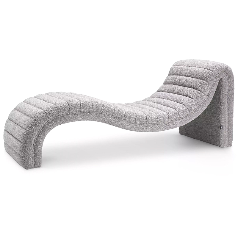 Кушетка Eichholtz Chaise Longue Pioneer Серый в Брянске | Loft Concept 