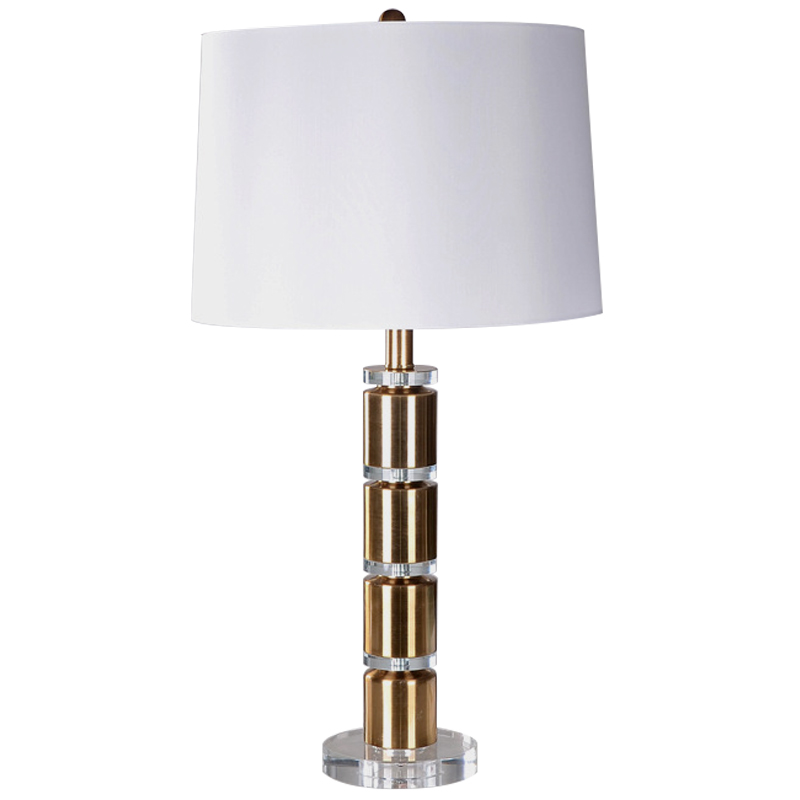 Настольная лампа Beatrix Lampshade Table Lamp Молочный Прозрачное Стекло Латунь Настольная лампа Beatrix Lampshade Table Lamp Молочный Прозрачное Стекло Латунь в Брянске | Loft Concept