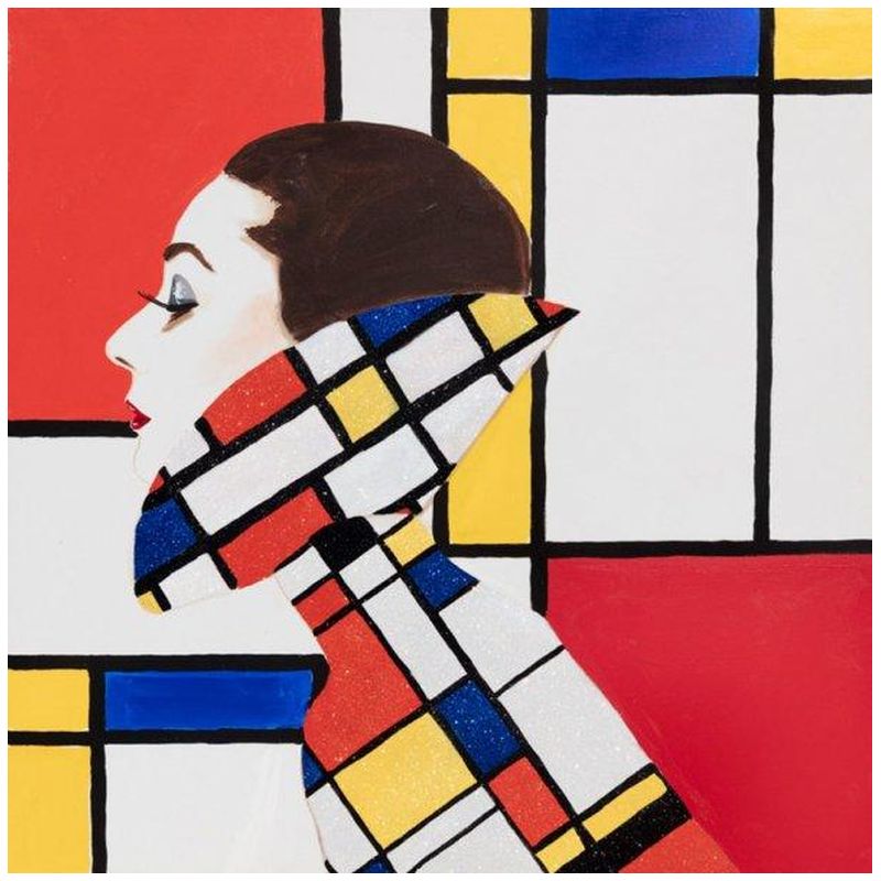 Картина She Dreamed of Mondrian Мульти Картина She Dreamed of Mondrian Мульти в Брянске | Loft Concept